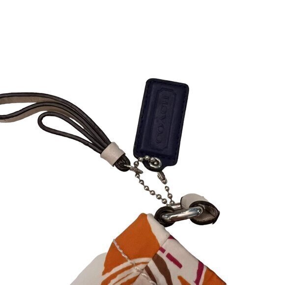 🎉SALE🎉 Coach Multicolor Scarf Print Signature Shoulder Tote Crossbody Bag - Picture 6 of 16